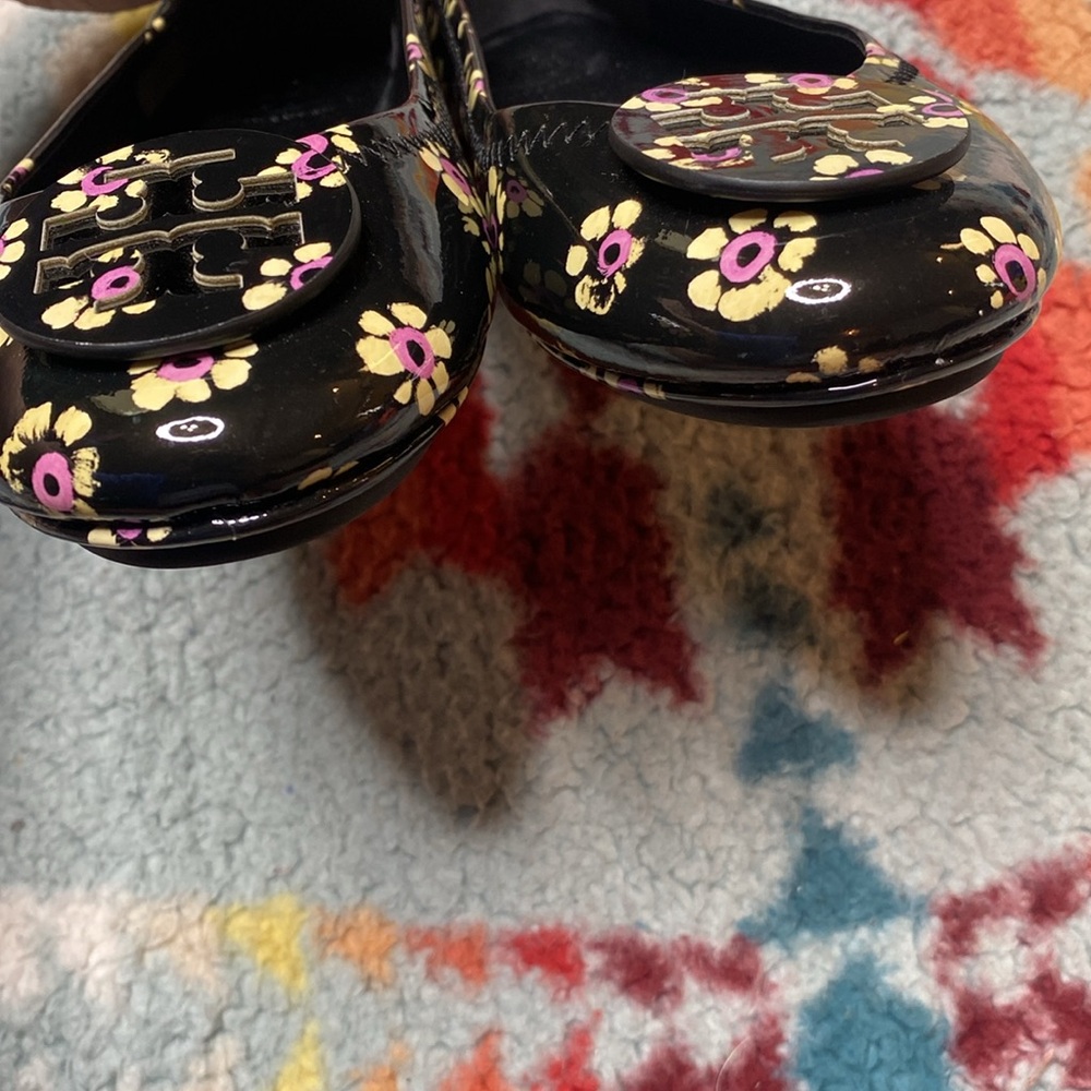 Tory Burch Minnie floral ballet flats - Picture 7 of 9